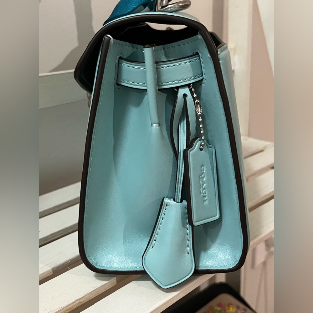 Coach Sammy Top Handle Bag 21, Faded Blue - Picture 5 of 16